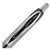 Uni-Ball Signo 207 Retract Gel Pen, 0.7mm, Blk Ink, Translucent Blk Barrel, PK4 33960PP